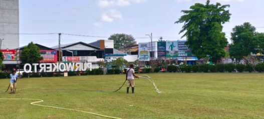 Alun alun Purwokerto Ditutup Sementara
