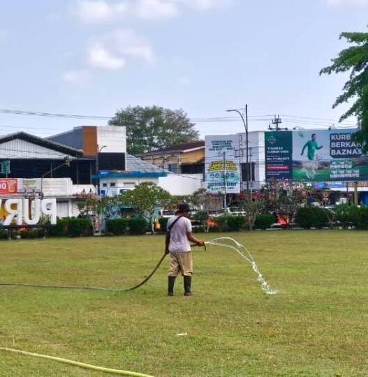Alun alun Purwokerto Ditutup Sementara