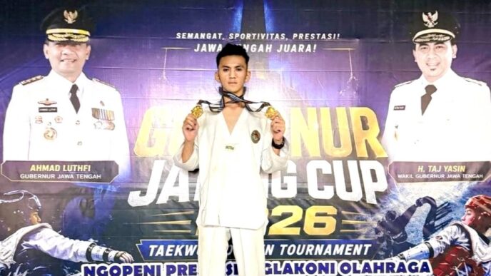 Arrafa Zendra Sabet Juara Nasional Taekwondo