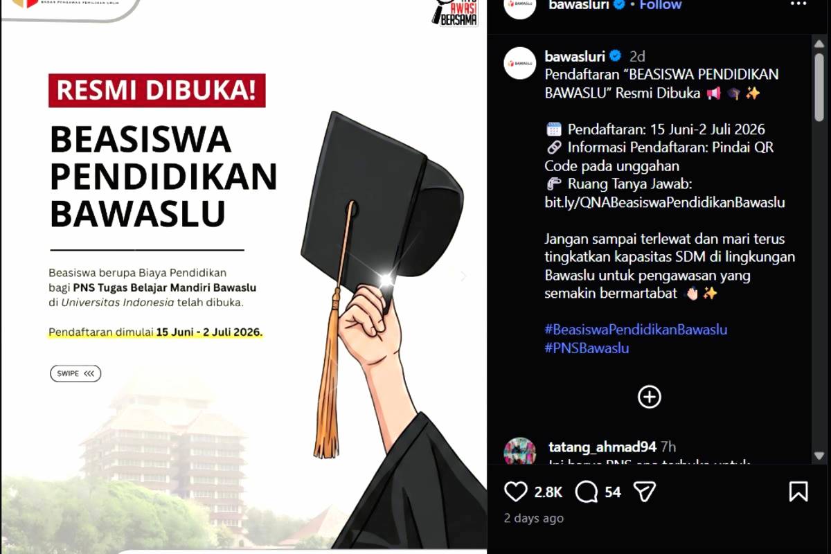 Beasiswa Bawaslu