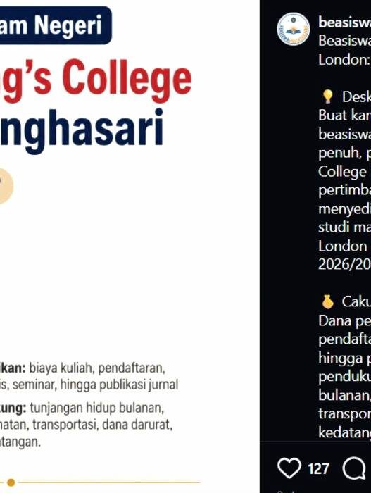 Beasiswa KCL Singhasari