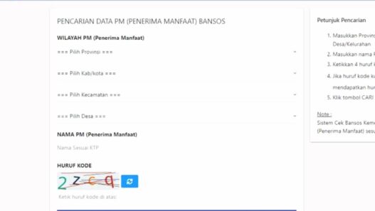 Cek Bansos Kemensos