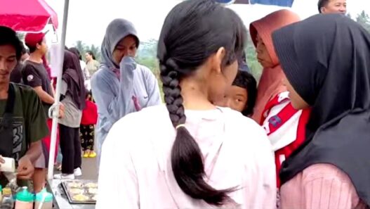 CFD Bernuansa Sawah Ramai Diserbu Warga
