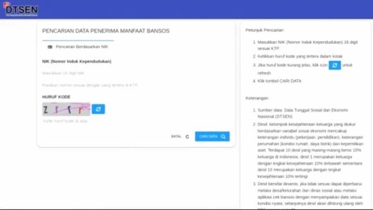Desil penerima bansos