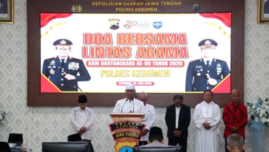 Doa Bersama Lintas Agama, Polres Tegaskan Komitmen