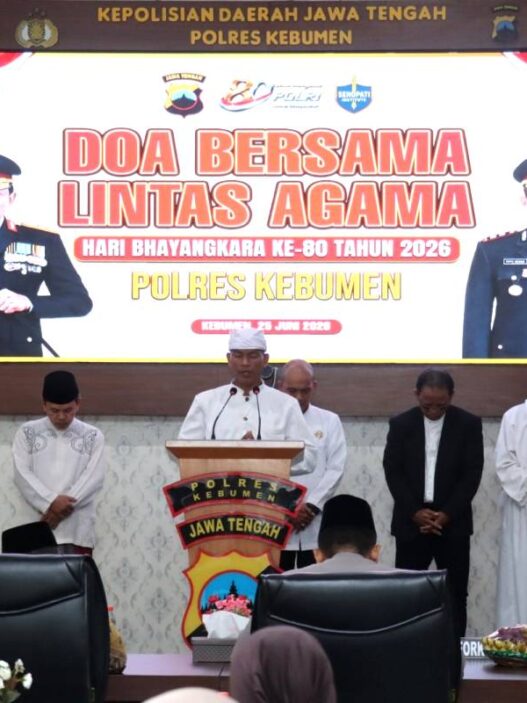 Doa Bersama Lintas Agama, Polres Tegaskan Komitmen