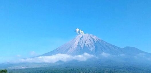 Gunung Semeru Erupsi Tujuh Kali