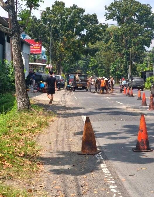 Jalan Soepardjo Roestam Dikebut Bebas Lubang