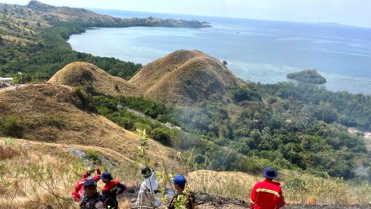 Kebakaran Hebat Landa Bukit Silvia