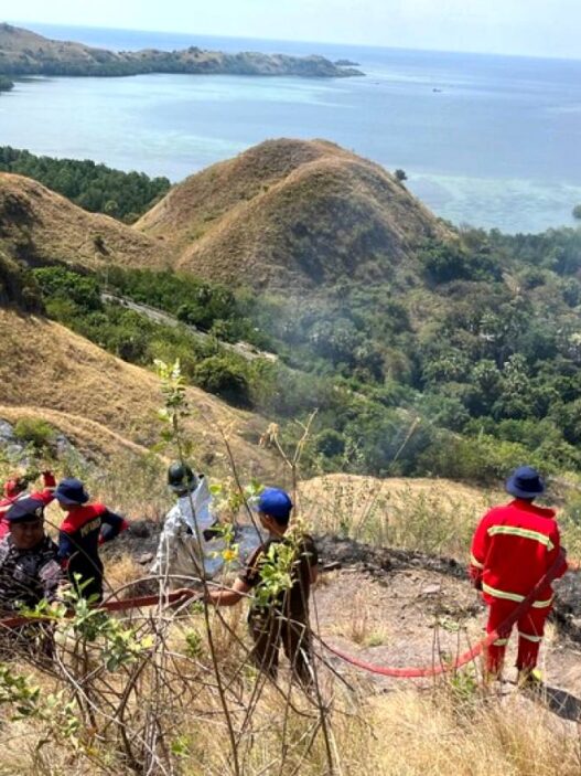 Kebakaran Hebat Landa Bukit Silvia