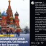 Kuliah Gratis di Rusia