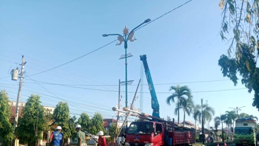 Puluhan PJU di Soekarno Hatta Diganti