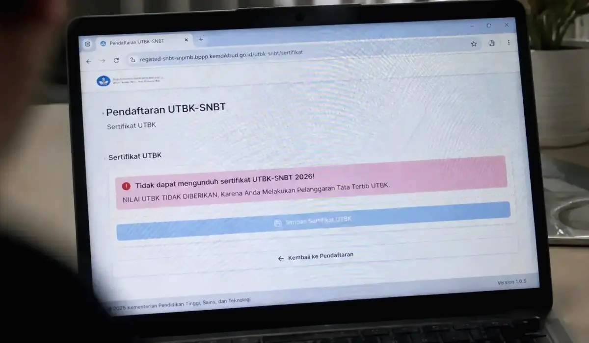 Sertifikat UTBK
