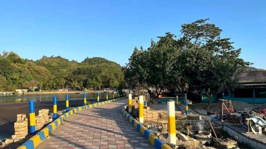 Tanggul Muara Pantai Jetis Diperbaiki