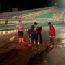 Tumpahan Solar Ancam Pengendara