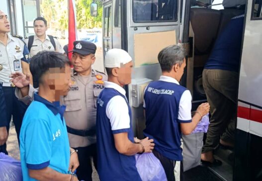 18 WBP Lapas Cilacap Dipindah ke Purwokerto