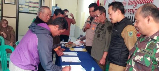 21 Penggarap Hutan Sepakat Hentikan Aktivitas
