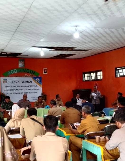 Calon Perangkat Diminta Training Dulu