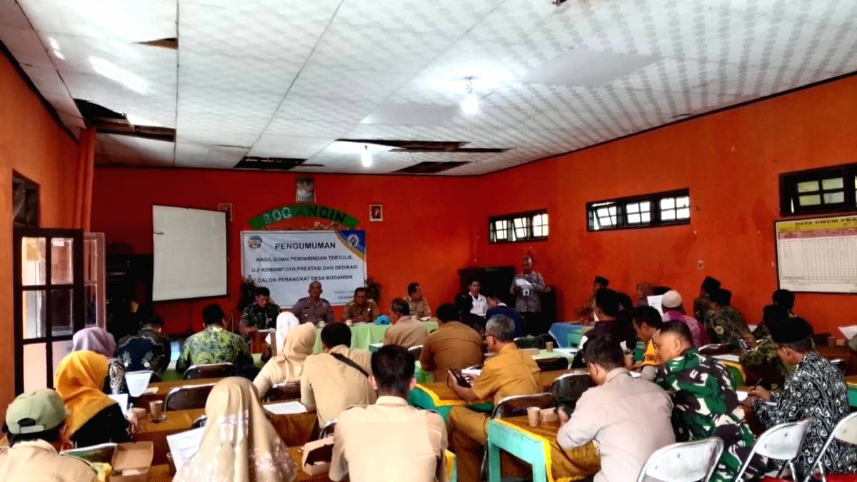 Calon Perangkat Diminta Training Dulu