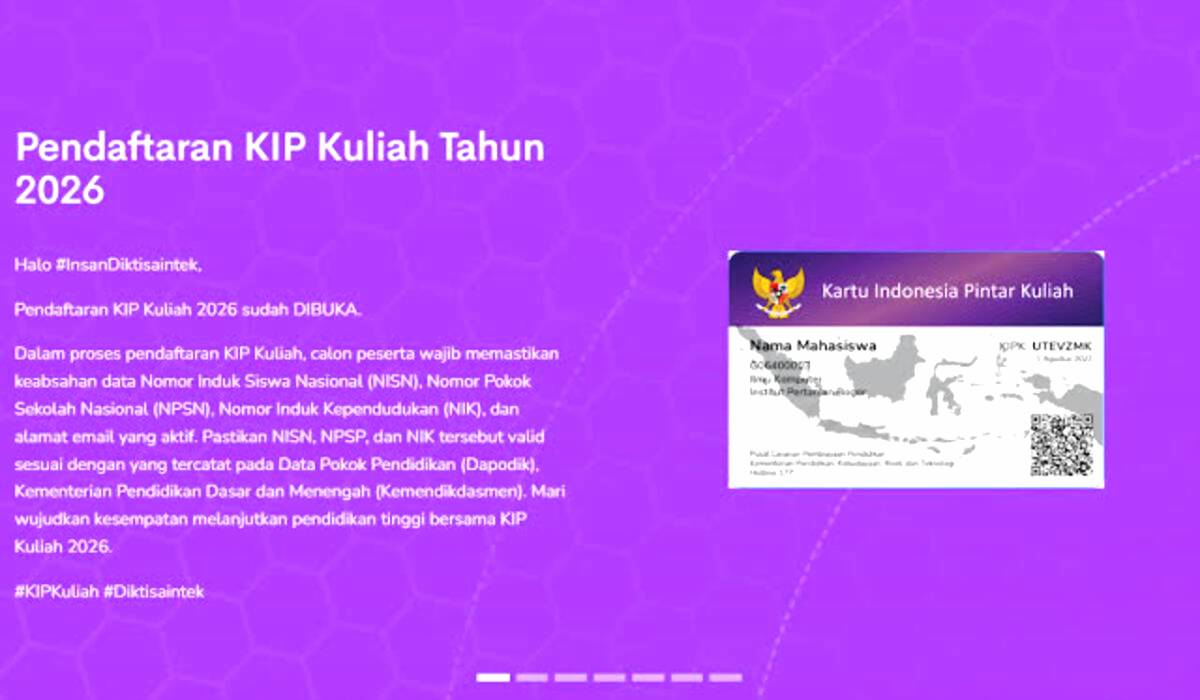 Daftar Akun KIP Kuliah