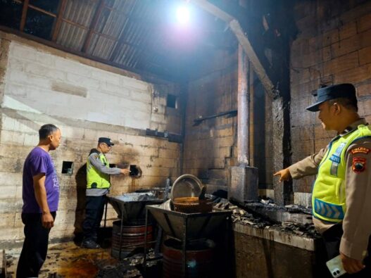 Dapur Produksi Keripik Singkong di Buayan Kebakaran