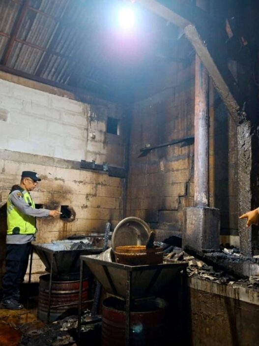 Dapur Produksi Keripik Singkong di Buayan Kebakaran