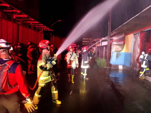 Diduga Korsleting Listrik, Bengkel Motor Terbakar