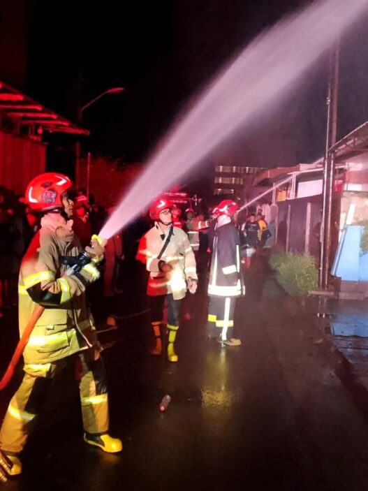 Diduga Korsleting Listrik, Bengkel Motor Terbakar