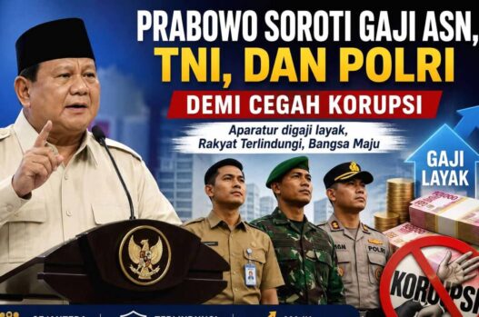 Gaji ASN, TNI, dan Polri
