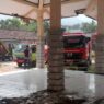 Gudang Eks Kantor Kecamatan Karangsambung Terbakar