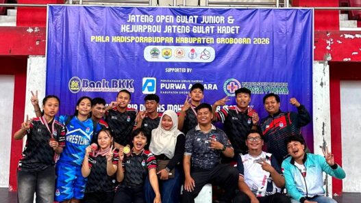 Gulat Kebumen Raih Emas di Grobogan