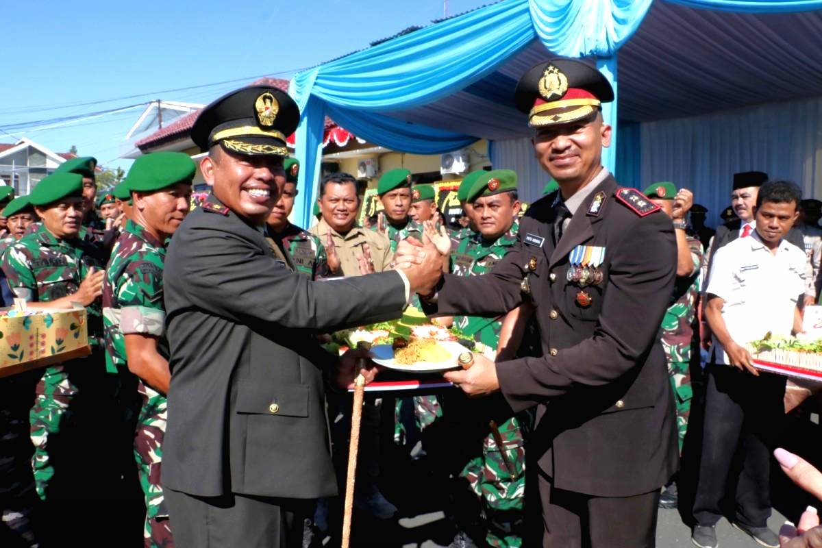 Hari Bhayangkara, Polres Dapat Kejutan dari TNI