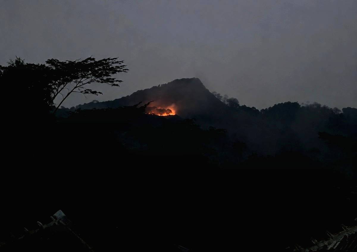 Karhutla Gunung Putri Kembali Terjadi