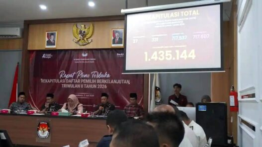 KPU Catat 12.827 Pemilih Baru