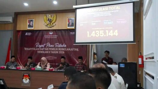 KPU Catat 12.827 Pemilih Baru