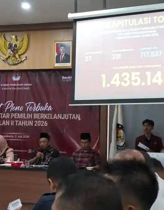 KPU Catat 12.827 Pemilih Baru