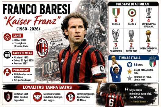 Legenda AC Milan Tutup Usia