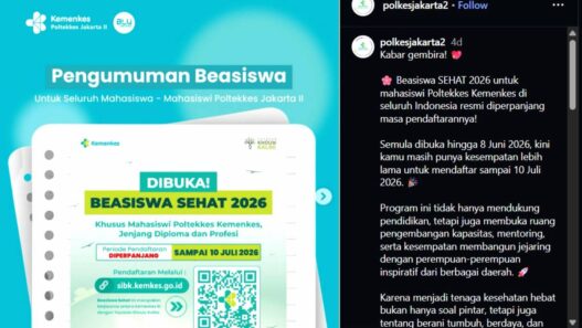 Pendaftaran Beasiswa Sehat