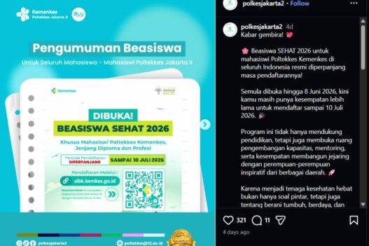 Pendaftaran Beasiswa Sehat