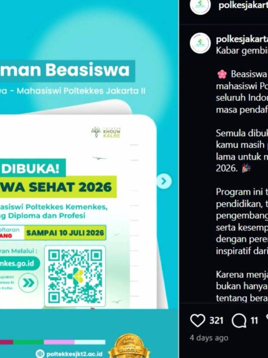Pendaftaran Beasiswa Sehat