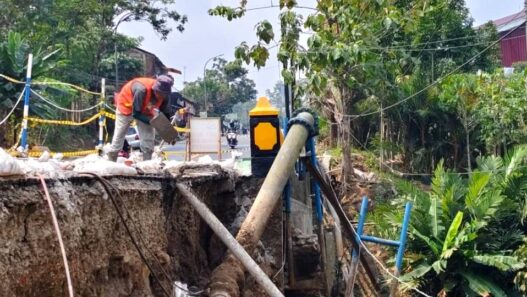 Perbaikan Pipa Transmisi Rampung