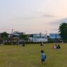 Rumput Alun alun Dirawat Saat Kemarau