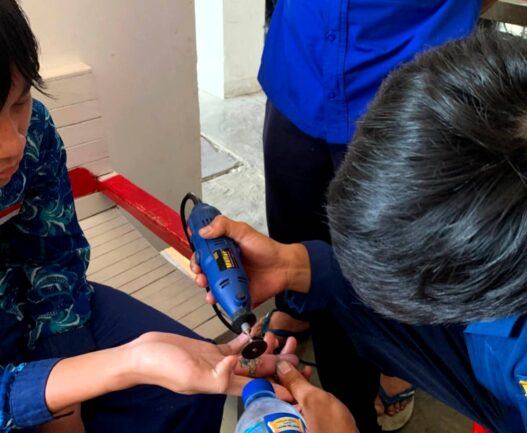 Sehari, Damkar Lepas Cincin Dua Siswa