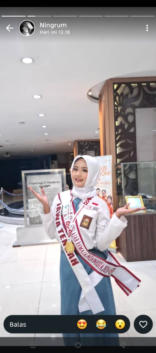 Siswi SMA N 1 Buluspesantren Menuju Panggung Nasional