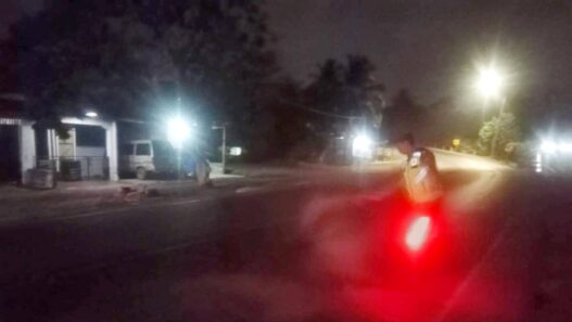 Tumpahan Solar Sempat Bahayakan Pengendara