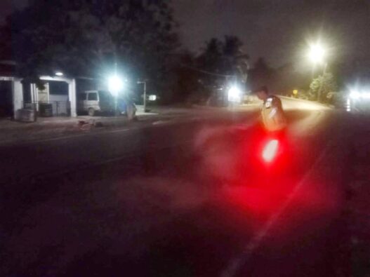 Tumpahan Solar Sempat Bahayakan Pengendara