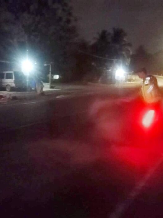 Tumpahan Solar Sempat Bahayakan Pengendara