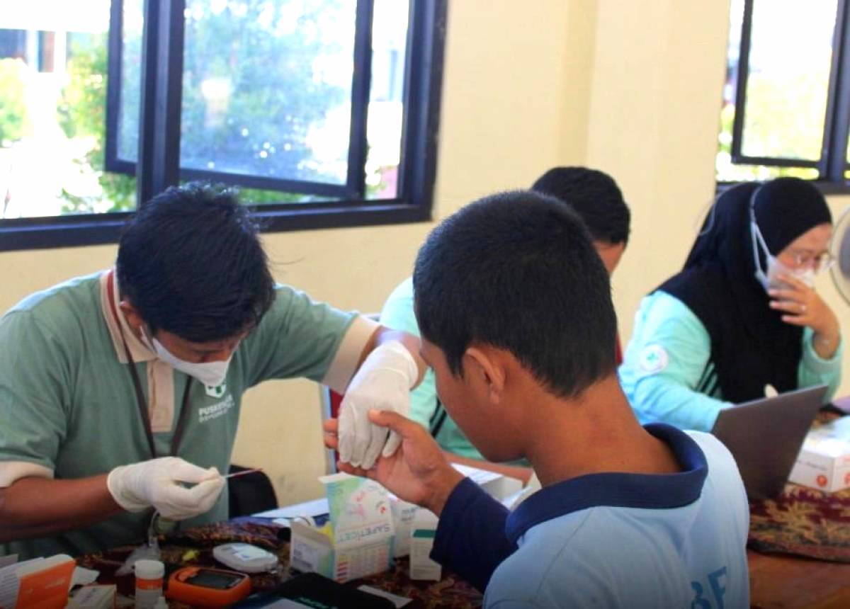 Warga Binaan dan Petugas Lapas Nirbaya Skrining TB