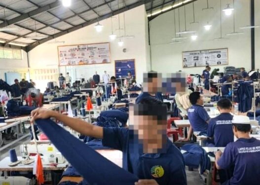 Warga Binaan Lapas Nirbaya Produksi Kaos