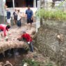 Warga Sumpiuh Bongkar Jembatan Amblas